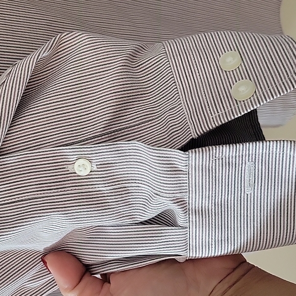 💯% COTTON NON-IRON LONGSLEEVE SHIRT XL BY JOSEPH ABBOUD - SAKE❗️ - Picture 4 of 8